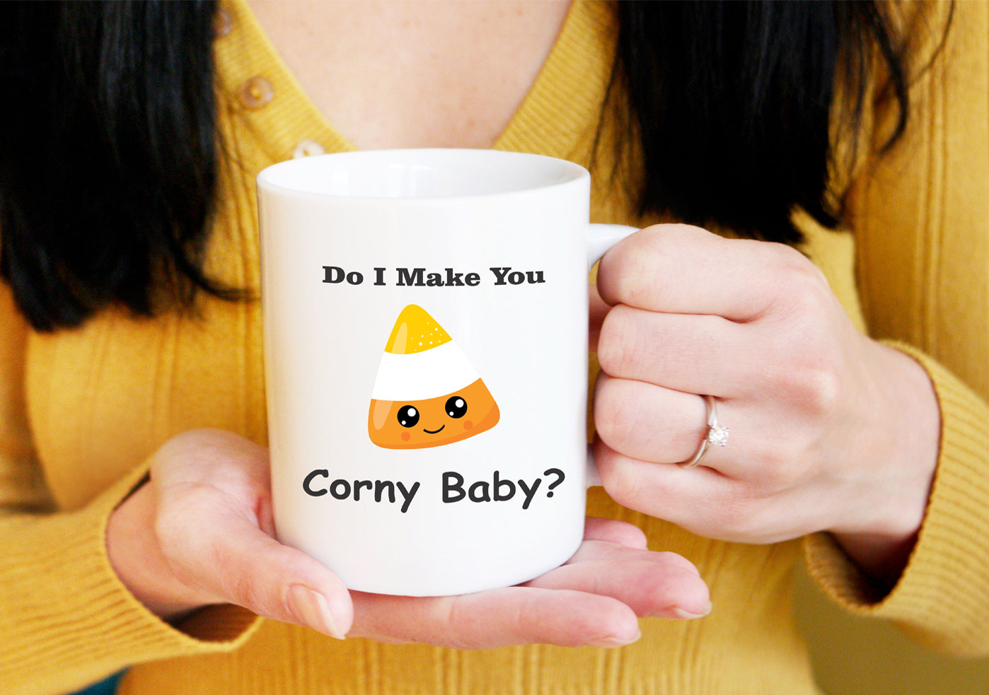 Candy Corn Halloween Cute Ceramic Mug